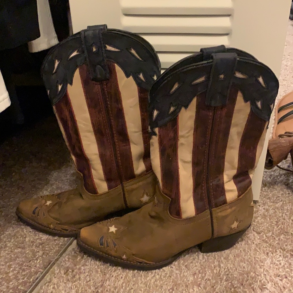 American Flag Cowgirl Boots